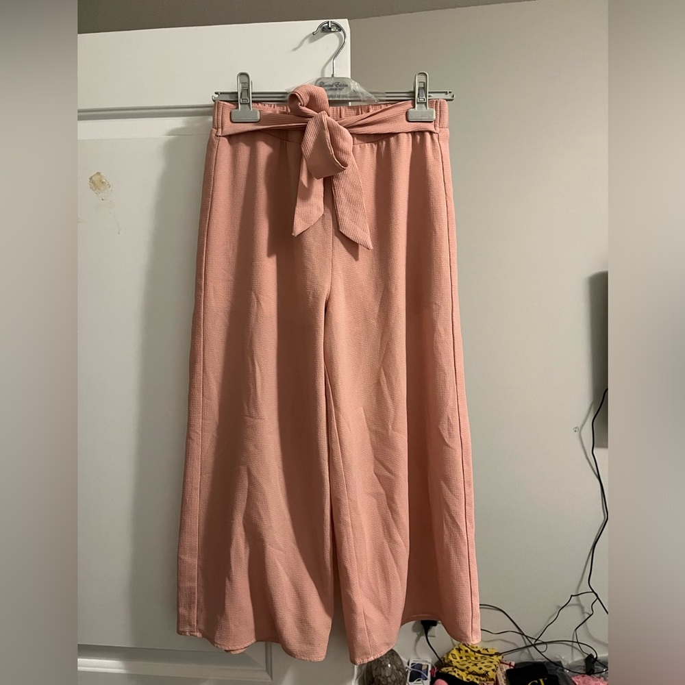 Mauve flare pants 🩷